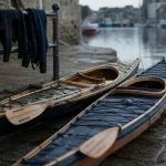 Canoë kayak club Auray à Saint-Goustan, kayaks au départ
