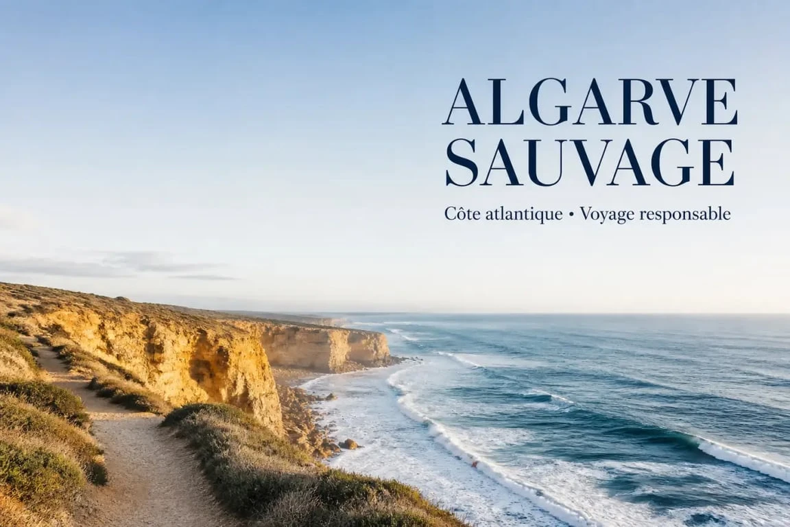 Voyage responsable Algarve sur la Costa Vicentina, falaises sauvages et sentier côtier