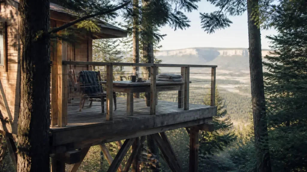 Dormir au pied des pistes dans la forêt du Vercors : La Résilience à Autrans