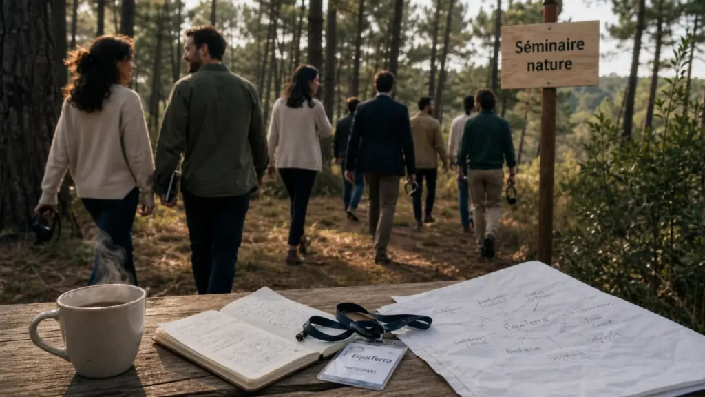 Séminaire nature : booster la cohésion d&rsquo;équipe et la créativité hors du bureau