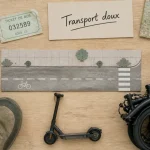 Transport doux : marche, vélo et trottinette