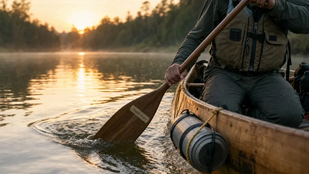 Canoë ou kayak : pagaie simple, position et usages pour choisir
