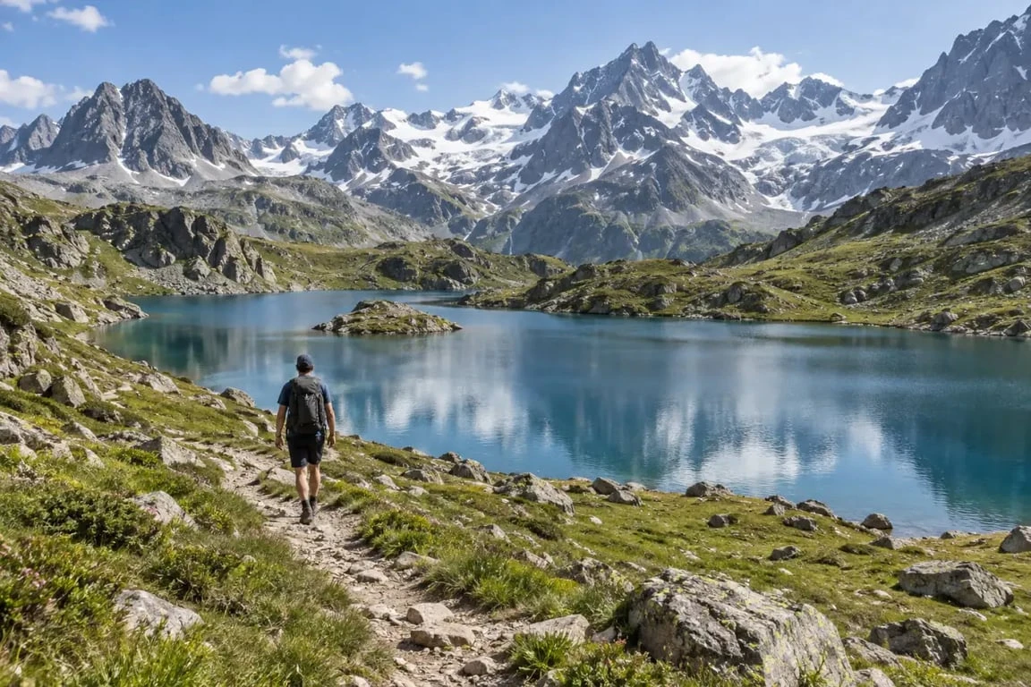 Plus belles randonnées en France autour d'un lac d'altitude alpin