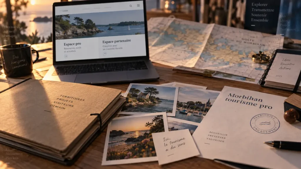 Morbihan tourisme pro : distinguez l’espace public des ressources partenaires
