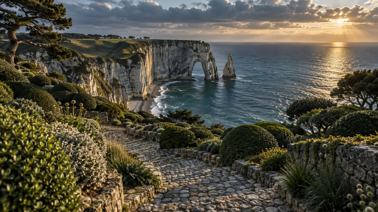 Activité Étretat : Aiguille d’Étretat et Arche sur les falaises