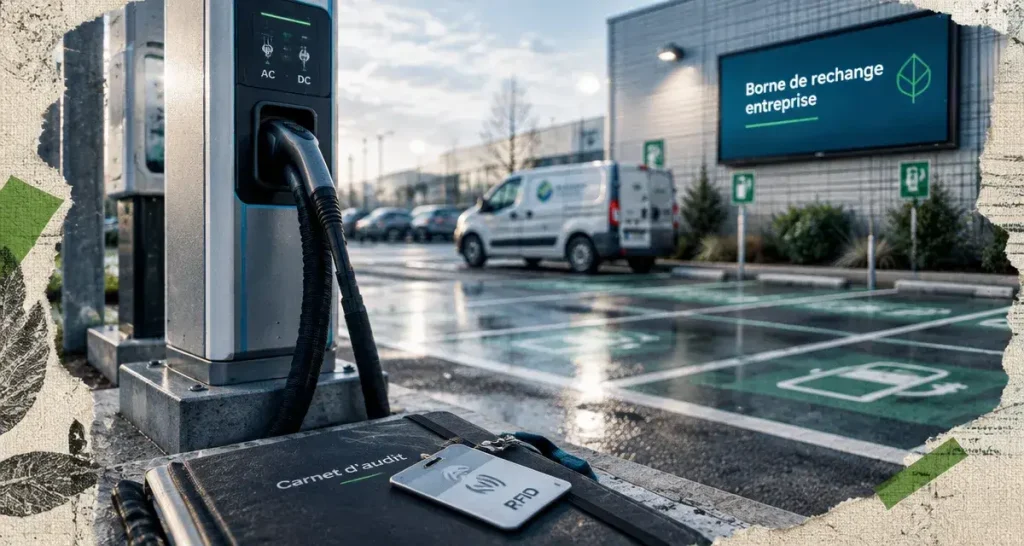 Borne de recharge en entreprise : déployer sans surdimensionner ni saturer le site