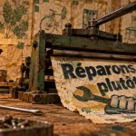 Slogan écologique « Réparons plutôt » contre le greenwashing
