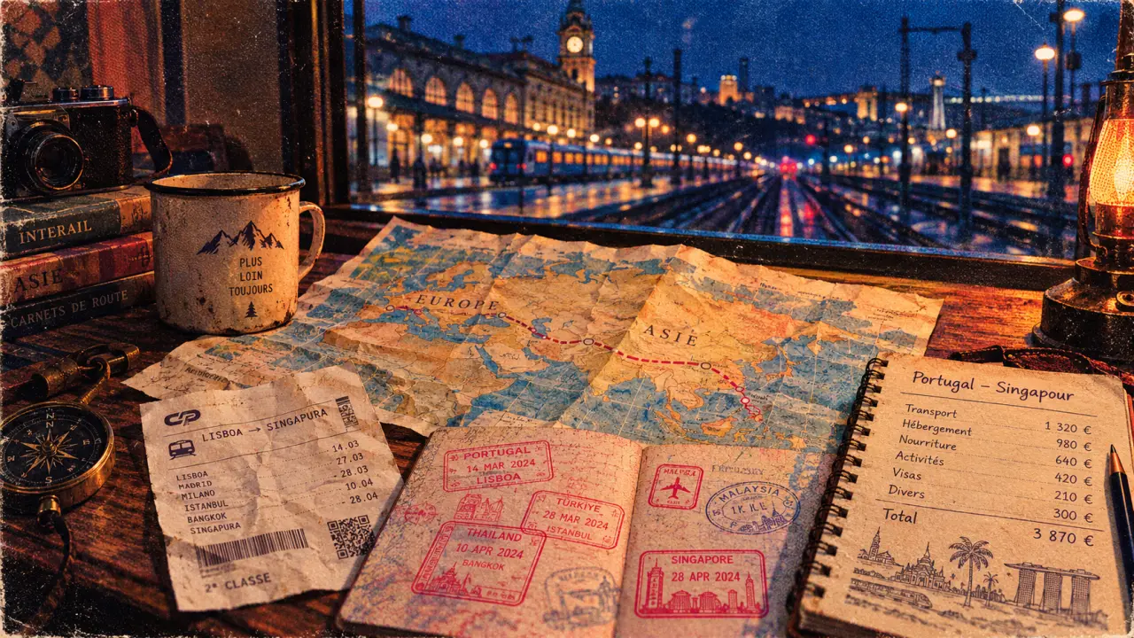 Voyage en train le plus long du monde prix, budget réel, billets 1 500 €